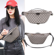 Ins super fire chest bag women's 2021 new summer fashion Joker print slung women's bag large capacity net red waist bag