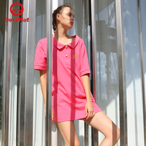 DEVIL NUT Tide brand demon womens cotton short-sleeved POLO dress-DNP SNT
