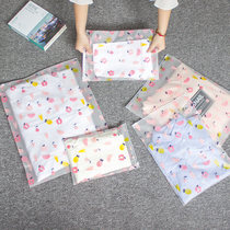 Kindergarten dirty clothes storage bag transparent underwear toys sub bag travel luggage classification waterproof finishing bag