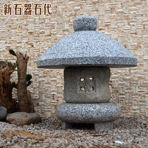 Granite stone lamp H7 Chinese antique outdoor household villa lawn pastoral courtyard landscape lamp