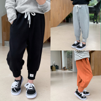 Yuanyuan home boy pants autumn sports pants childrens trousers tide 2020 new handsome boy loose casual pants