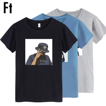 Summer T-shirt new mens round neck base loose breathable cotton ins Korean trend handsome Joker short sleeve men