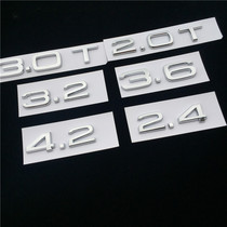 FAW Audi 2 0T 2 4 3 6 3 0T 4 2 A4L A6L Q5 Q5 Displacement Label