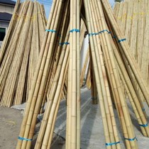 Fine Bamboo Rod Vegetable Garden Hitch home Landscape Nangbamboo small fine bamboo anti-corrosive bamboo stick Clothes Hanger Roof outdoor 2 m
