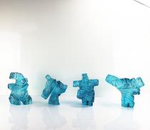 Modern hotel clubhouse porch aisle desktop ornaments abstract Taiji creative Chinese decorative artwork ornaments