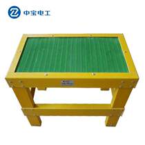 Zhongbao Electric High 400mm Length 300mm Width 500mm Single-layer Insulated bench Glass Steel