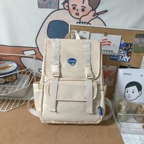 Cat Taizu Backpack Ins Retro Harbor Wind Large Capacity Korea Double Shoulder Bag Womens Day Ensemble Original Dormitory Tooling Student School Bag U