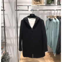 2020 Casilodi counter Cotton wool mens business casual hooded mid-length autumn and winter woolen coat 5800