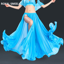 Belly dance skirt 2021 new bottoms beginner women oriental dance dress summer large skirt sexy long dress