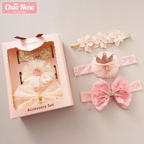 3-pack baby hair band 0-2 year old female baby Korean hair accessories newborn 100 days headdress children princess hair hoop