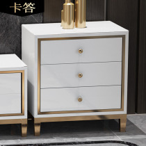 Kata Italian light luxury three-box cabinet modern simple gold-plated TV cabinet side can be stored in the living room sofa corner