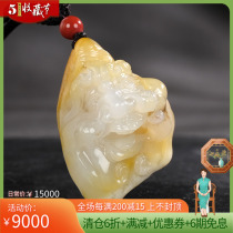 Xinjiang and Tian Yuhuang Qinhuangqin seeds playful to blame Rohan pendant for jade pendant jade pendant 34g