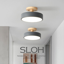 Nordic style porch lights modern simple ins Net red entrance hall lights cloakroom round Japanese aisle lamps