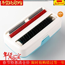  Bed brush Household bed washable roller brush double-wheel bristle blanket fabric single-coat cleaner Plastic brush