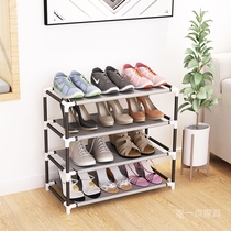 Rent dormitory bedroom simple furniture Economical multi-functional household doorway iron pipe assembly Shoe shelf SY3