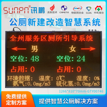  Smart public toilet service area Scenic area Smart toilet Remaining toilet seat vacancy number display Passenger flow environmental monitoring
