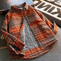 Boy shirt 2022 Spring and Autumn New Clothing Boy Shirt Boy Shirt thickens one - piece