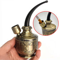 Water Smoke Pot Full Smoke Big Glass Accessories Tobacco Smoke Bucket Tobacco Special Men Portable Trumpet Filter Old