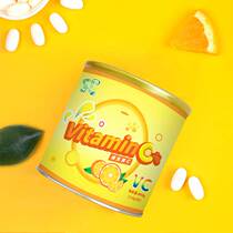 Hengbikang vitamin C chewable tablets adult orange flavor boys and girls fruit flavor vitamin VC400g