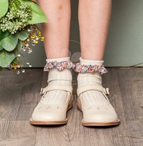 Domestic Spot Collegien Childrens Baby Crushed Lace Short Socks 100 Hitch Retro Sweet Beauty Can Be Matched