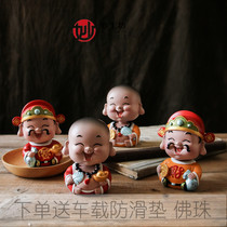 Wonderful Workshop Shake Head Wealth Car Ornaments Creative Desk Fairy Buddha Statues