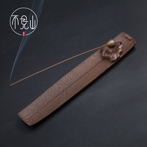 Pure copper incense burner household antique sandalwood stove sink incense burner tea ceremony Zen incense box