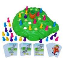 Parent-child interactive desktop party game chess rabbit trap guard radish smart checkers puzzle early education childrens toys