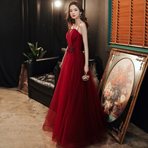 Toast to the bride 2021 new wedding evening gown dress Lady Banquet Temperamental Pregnant wedding dress Wedding Dress dress