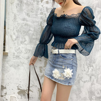 Denim skirt Women summer fashion sexy hip skirt 2019 spring new slim slim Korean half-step skirt