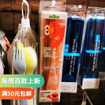 Sesame Street Series Cutlery Suit Name Startups Miniso Metal Cartoon Spoon Delivery Carry-on