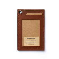 Zero selection of Korean original imported POSHPROJECTS cowhide work permit bag vintage listing neck hanging card bag