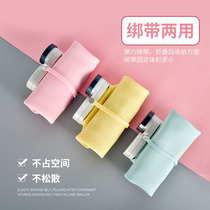 Card boiling water silicone folding cup Home outdoor sports travel kettle Portable large capacity milk bottle gift