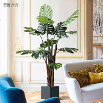 Roman mother modern simple decoration simulation green plant tortoise bonsai floor-to-ceiling soft outfit collocation