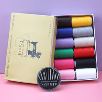 Home Needlework Suit Sewn Clothing Line Handmade Diy Polyester Thread Stitch Minor Wire Hand Stitches Black White Thin Wire Thick Wire