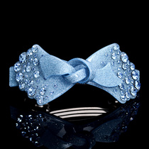 Hair clip spring clip Hair accessories head flower Austrian rhinestone jewelry Simple and wild adult top clip bow hair clip