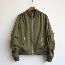 Korean Pilot Jacket Army Green Baseball Suit Women Spring Autumn New Display Slim Short casual cotton jacket Ins