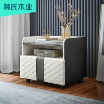 Lins wood corner cabinet bedside table simple post-modern bedroom multi-function storage short cabinet small cabinet RAB2B