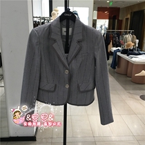 ONLY2022 spring new domestic striped design sense niche jacket suit female 122208001