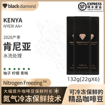 Black Diamond nitrogen cold preservation technology Kenya Neri AA boutique hand-punched single coffee beans 132g