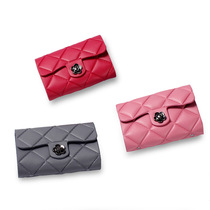 Wallet women short Korean version 2021 new money clip Joker large capacity soft leather fashion multi card position folding wallet