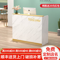 Cashier Bar counter Front desk Reception desk Shop small simple modern hair nail clothing store cashier table