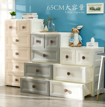 65cm wide European drawer storage cabinet Baby toy storage cabinet Large capacity chest of drawers finishing box