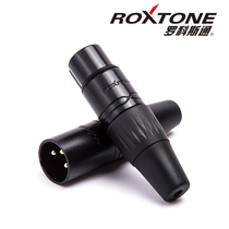 ROXTONE Cavon Male and Female Plug Big Three Core Casnon Female Plug Audio Balance XLR Mixer Connecting Plug