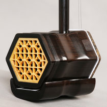 726-aw Grade I East African black sandalwood log polished six-party wooden shaft fine-tuning shaft erhu