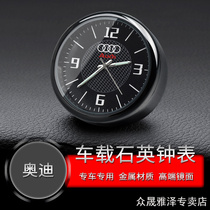 Audi caravan-borne clock luminous car with electronic watch clock digital clock in car clock quartz watch schedule