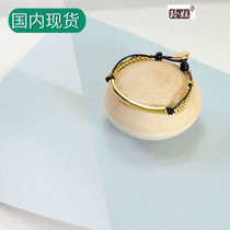 Now xian goods on sale Spanish UNOde50 gold-plated silver tube leather rope bracelet mix and match