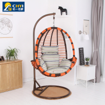 Outdoor hanging basket rattan chair adult single indoor home living room hanging chair swing balcony Birds Nest rocking chair hanging chair