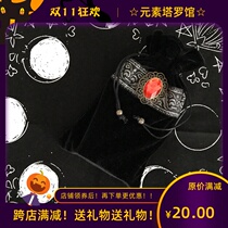 Tarot card bag storage bag black thick gold velvet tarot card bag tablecloth gem bag size can be customized