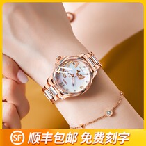 Robin womens watch top ten brands Ceramic womens watch womens mechanical watch simple temperament fashion brand name