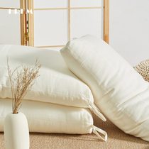 Washable full cotton A type of feather pillow Single guard Neck Pillow Hotel Adult Pillow Core All Season Universal Pillow